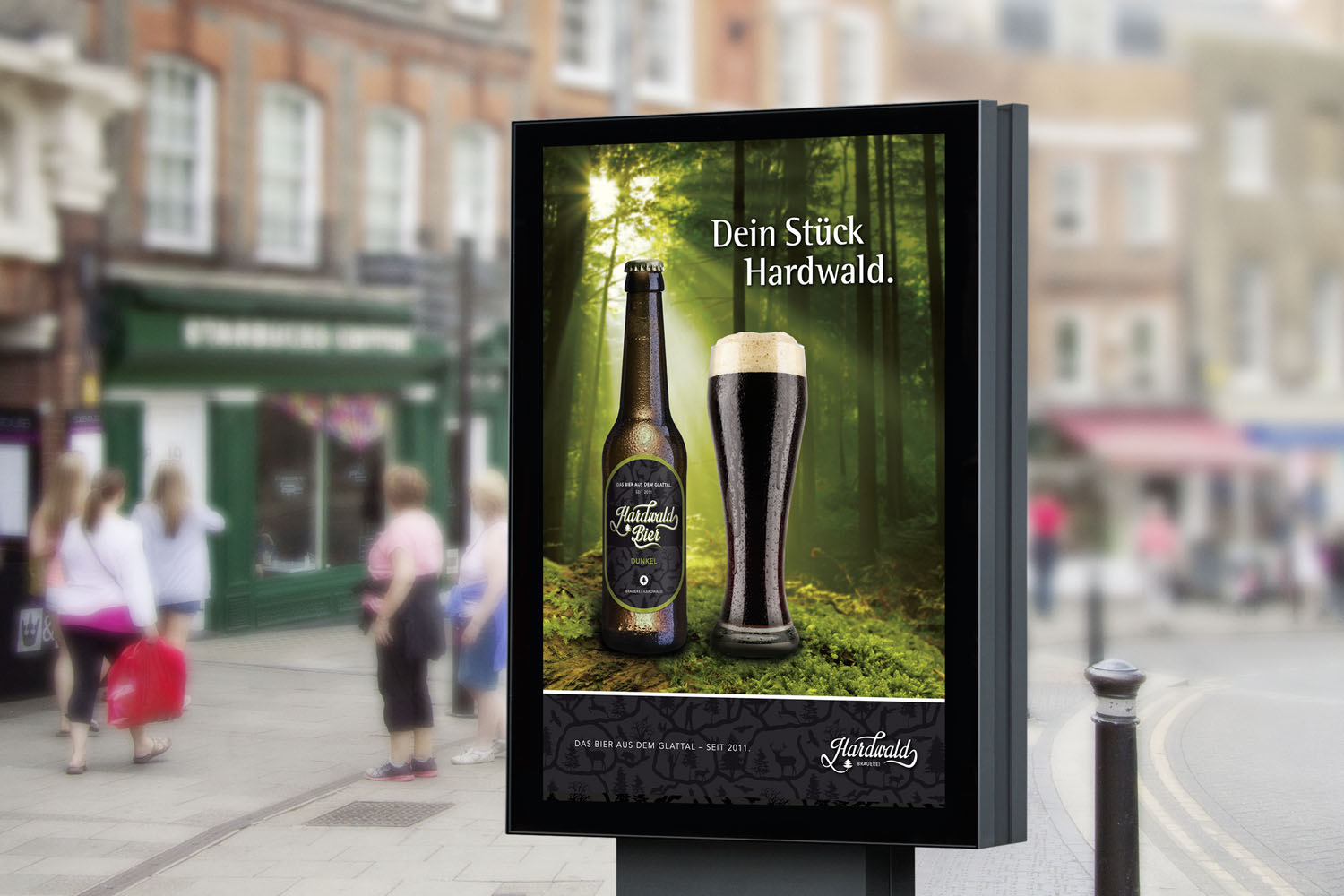 Grafik Design – Brauerei Hardwald lokale Bierspezialitäten im Glattal