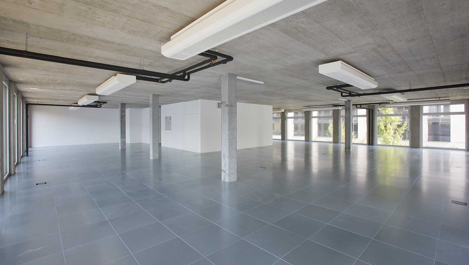 Immobilienvermarktung Webauftritt Plakate Das Geschäftshaus «Im Fokus» in Lenzburg