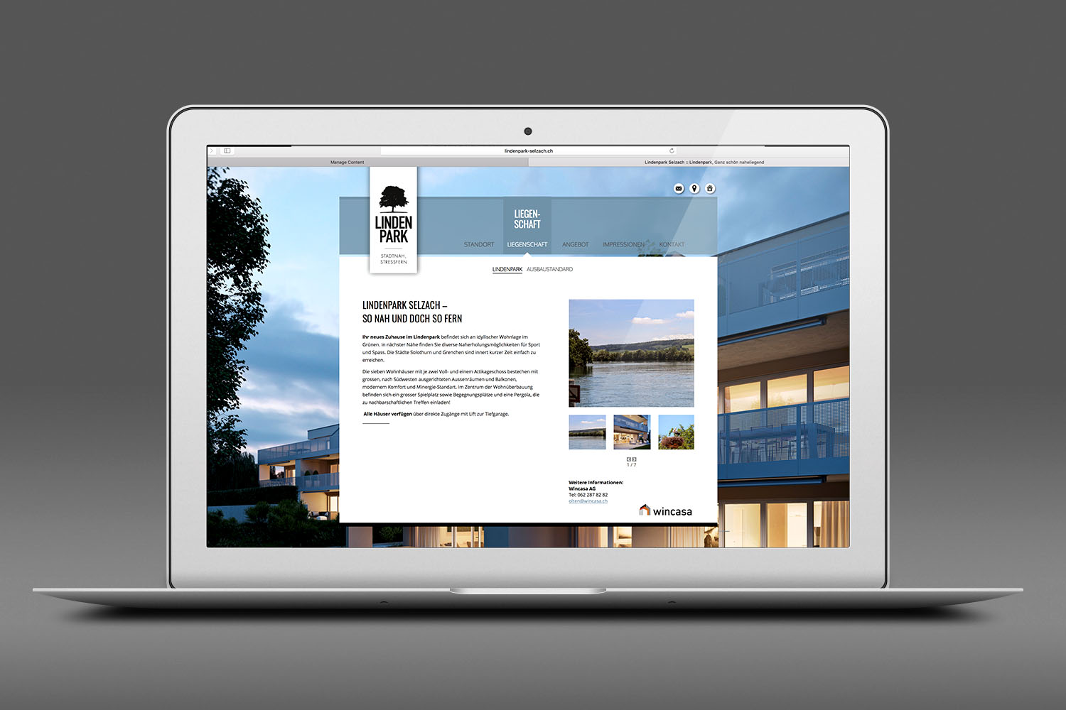 Lindenpark Selzach Immobilien Marketing