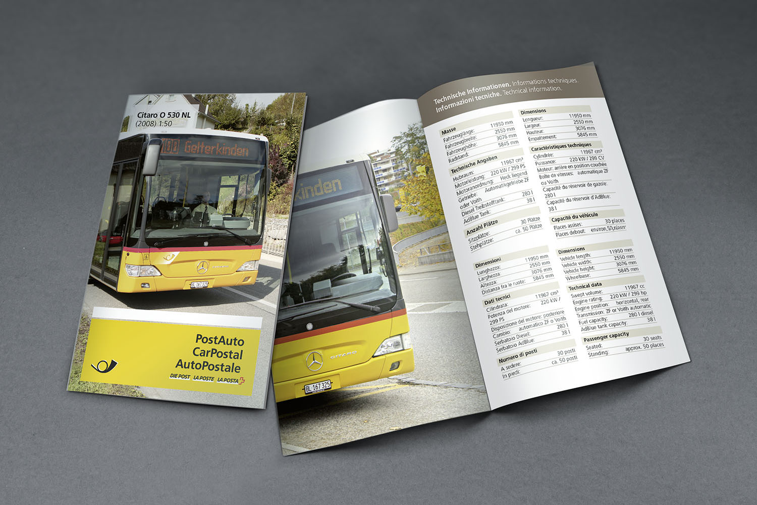 Postauto - Sammleredition Prospekte