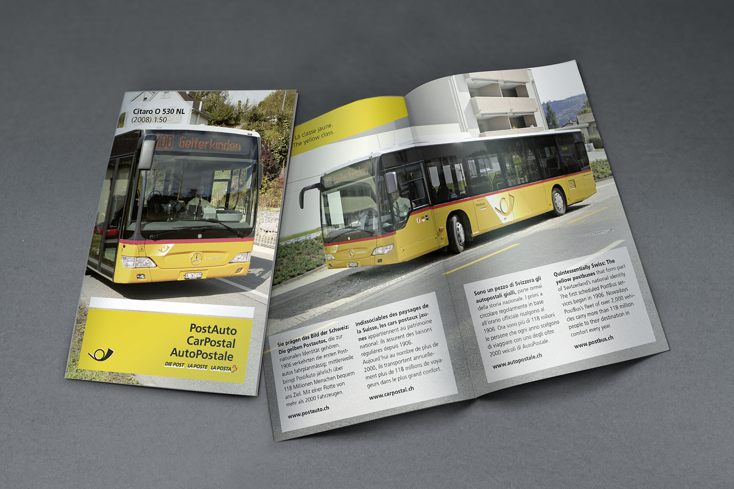 Postauto - Sammleredition Prospekte