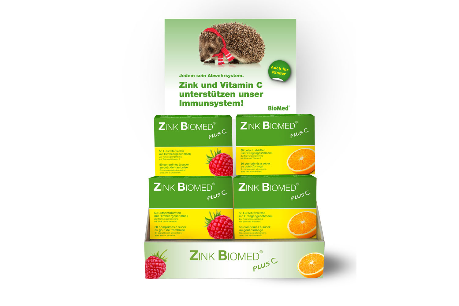 Zink diverse Werbemittel
